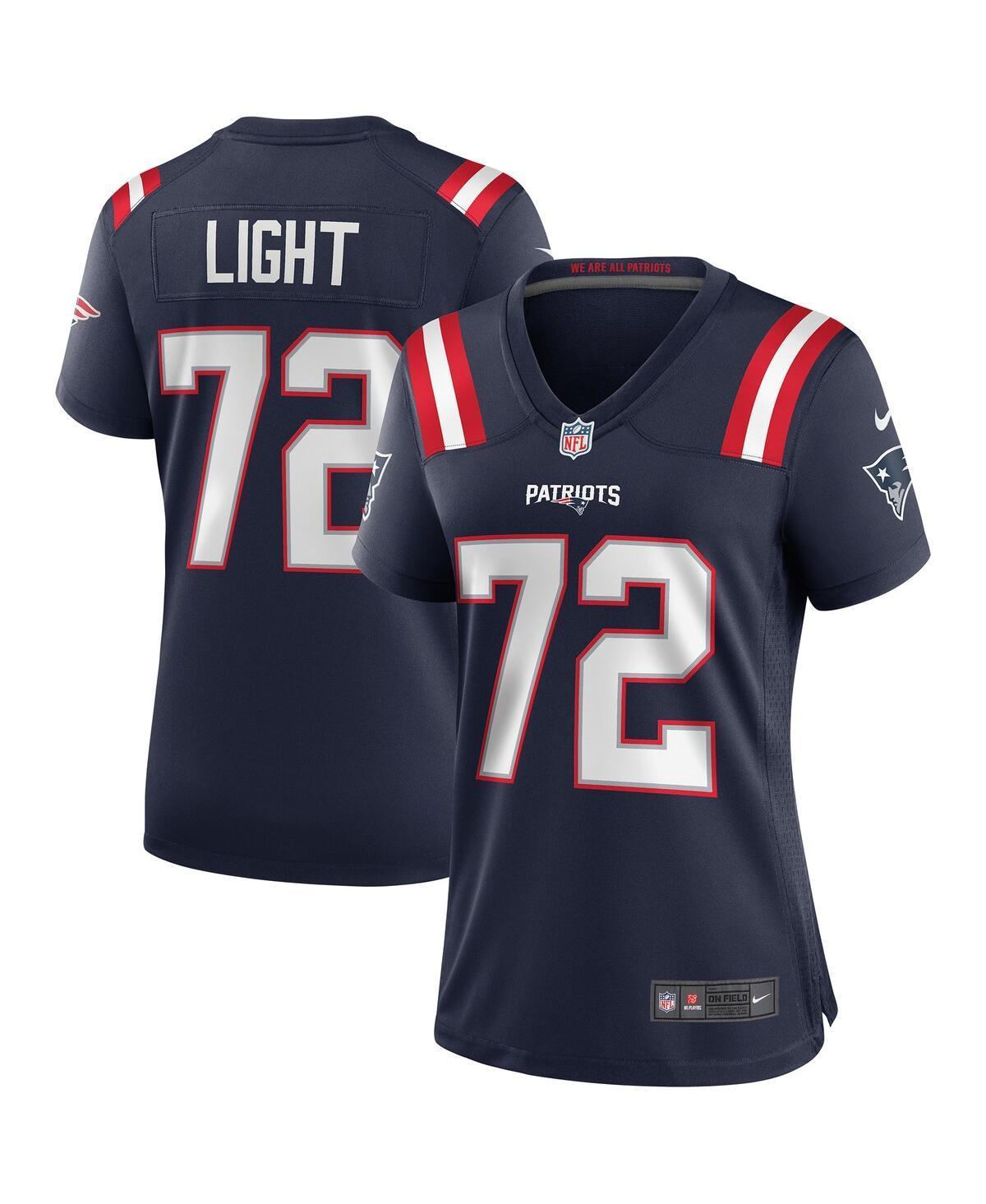 Womens Nike Matt Light Navy New England Patriots Game Retired Player Jersey - Navy Product Image