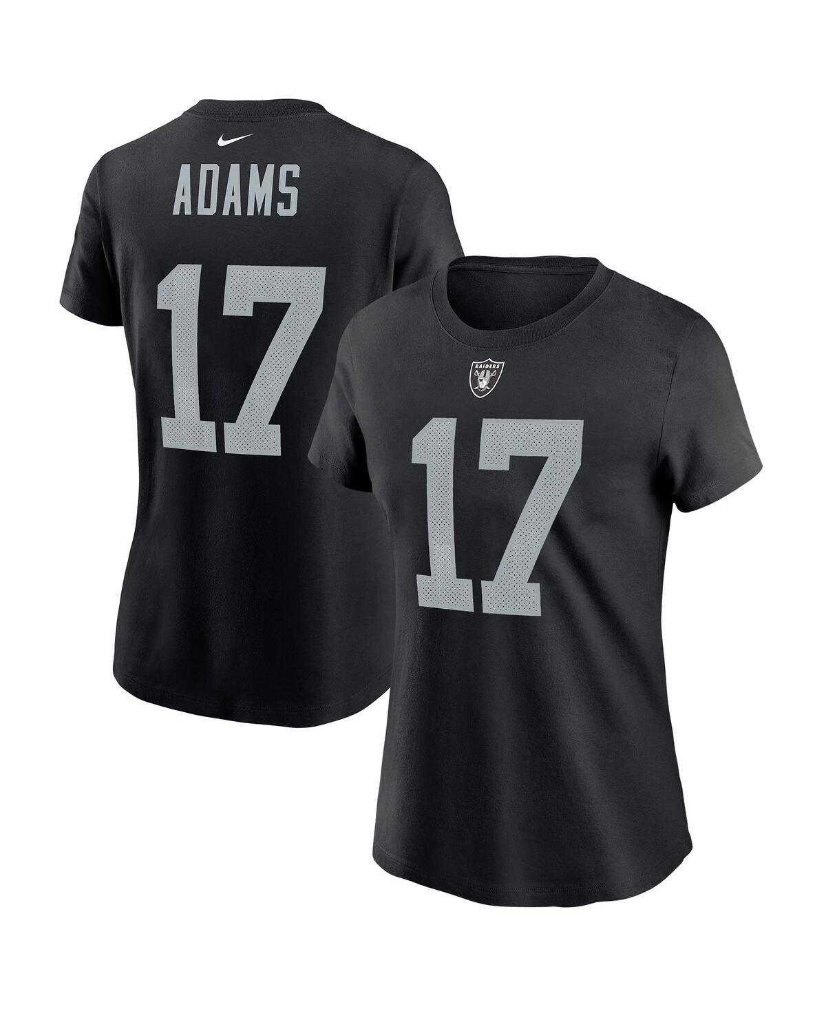 Womens Nike Davante Adams Black Las Vegas Raiders Player Name & Number T-shirt Product Image