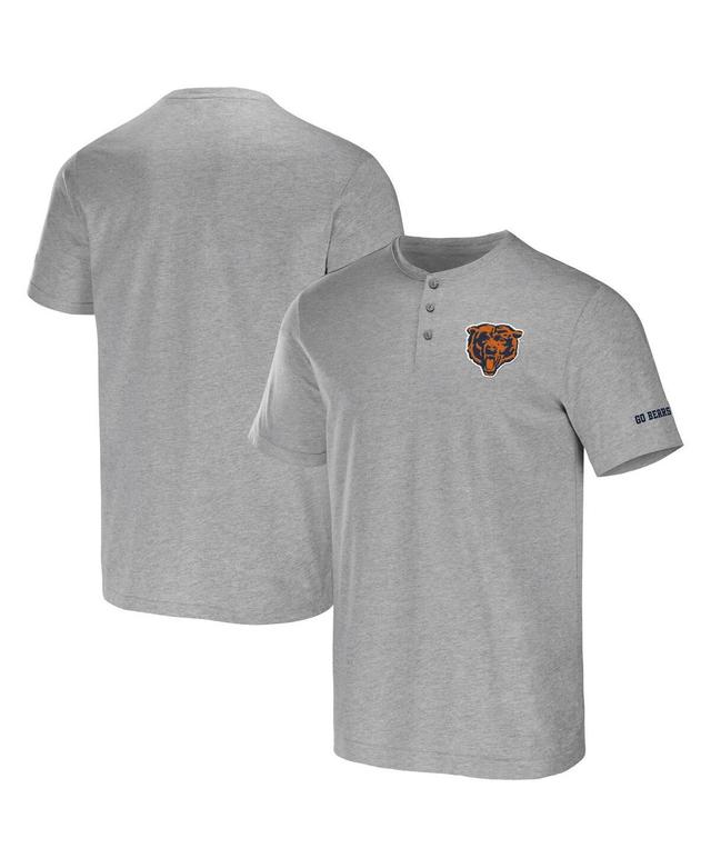 Mens Nfl x Darius Rucker Collection by Fanatics Heather Gray Tampa Bay Buccaneers Henley T-shirt Product Image