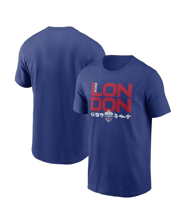 NIKE Royal Nfl Essential London Games T-shirt Product Image