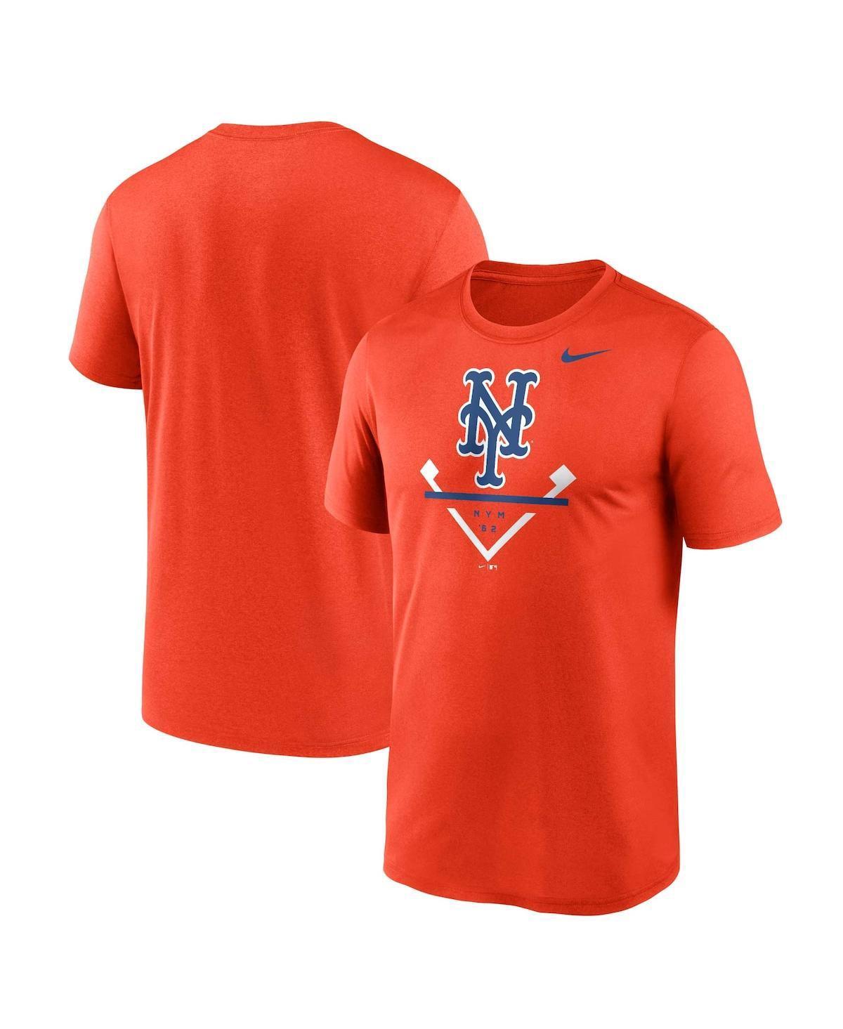 Mens Nike Orange New York Mets Big & Tall Icon Legend Performance T-Shirt Product Image