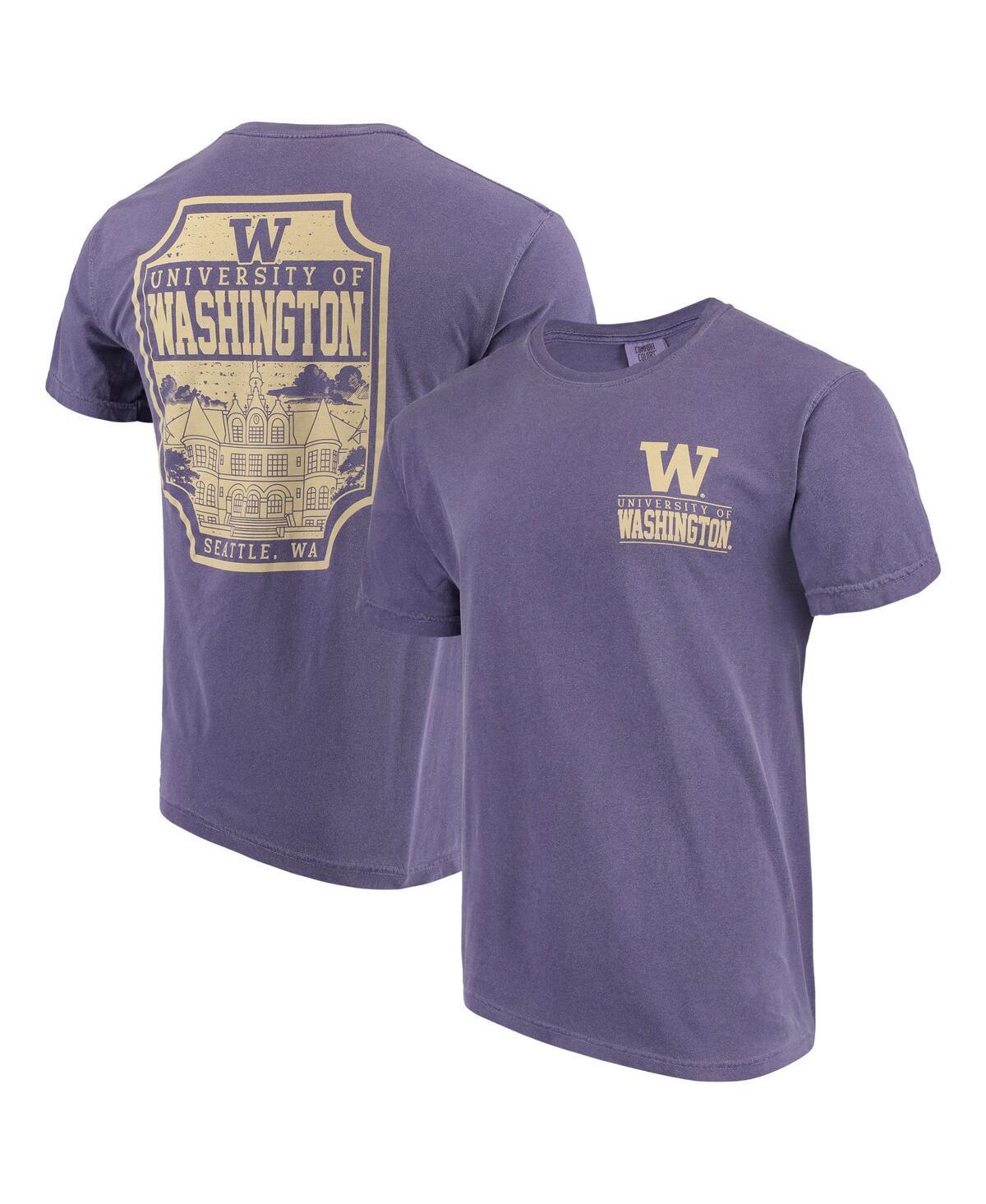 Mens Washington Huskies Comfort Colors Campus Icon T-Shirt Product Image