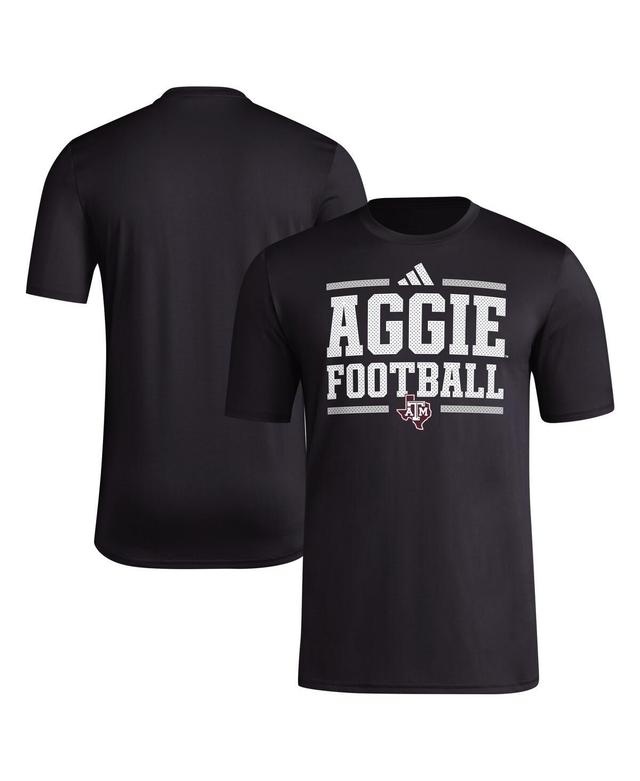 Mens adidas Texas A&M Aggies Locker Football Pre-Game AEROREADY T-Shirt Product Image