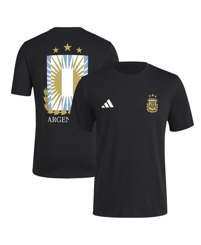 Adidas Mens Black Argentina National Team Nation T-Shirt Product Image