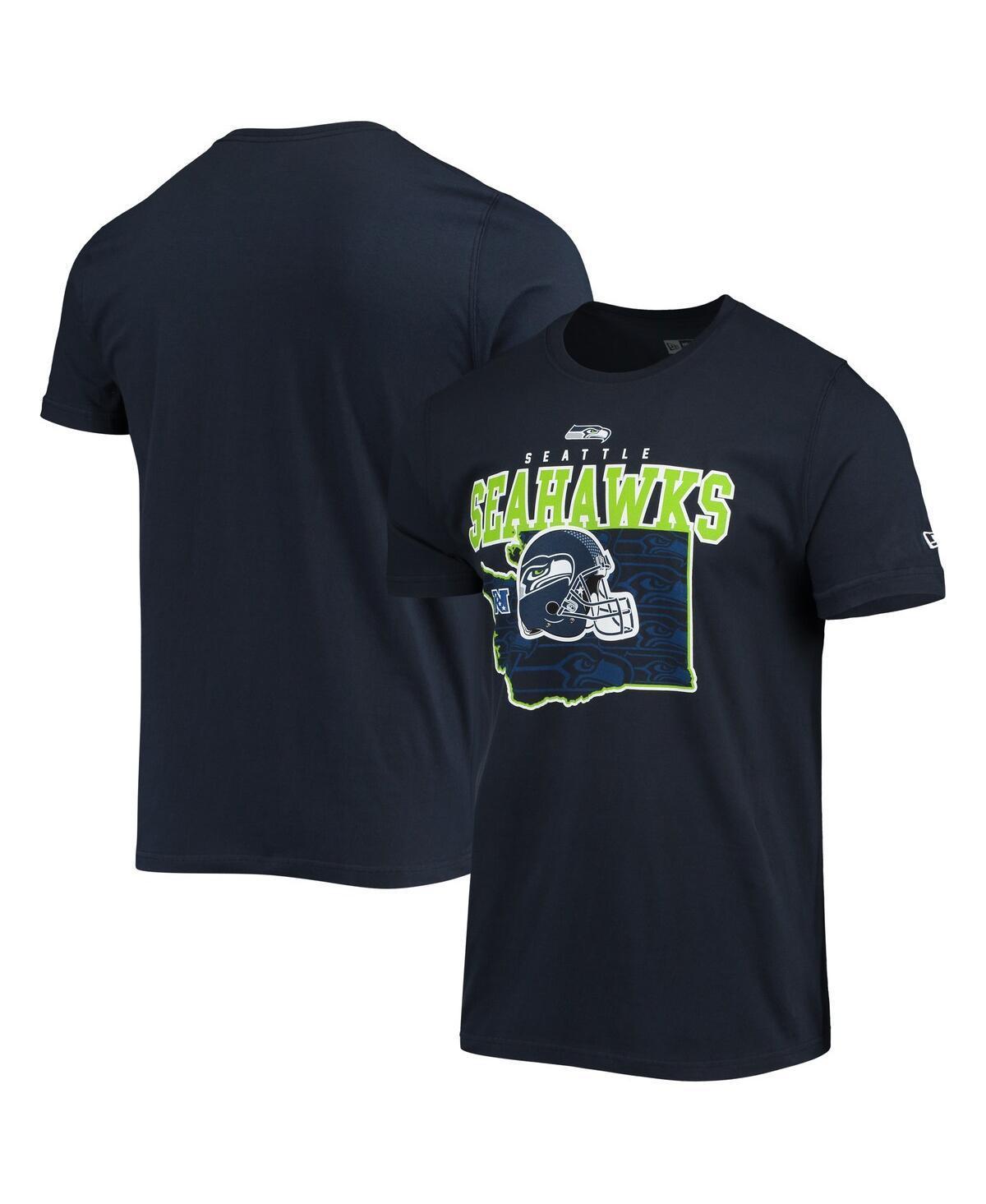 Mens New Era College Navy Seattle Seahawks Local Pack T-shirt Product Image