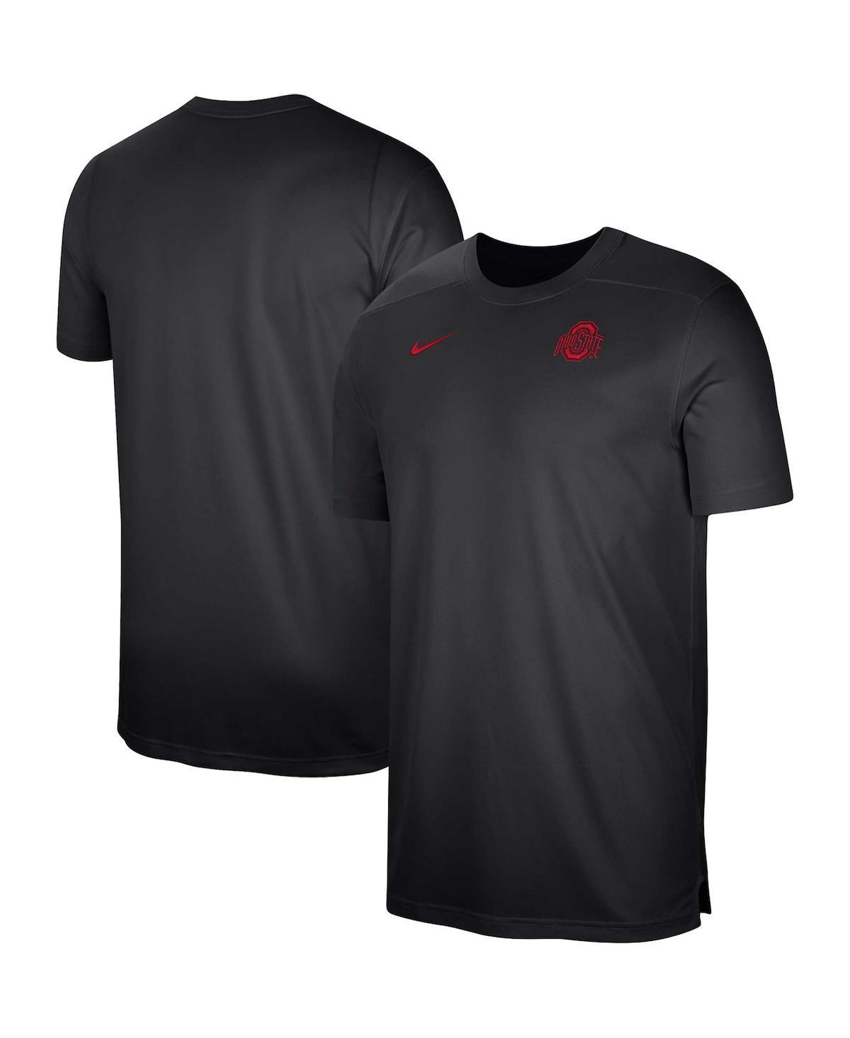 Mens Nike Black Ohio State Buckeyes Sideline Coaches Performance Top Product Image