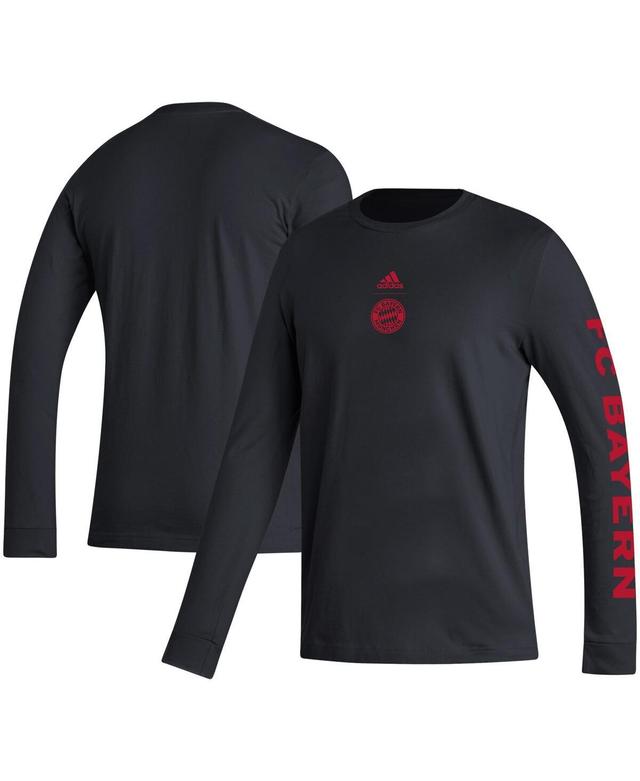 Adidas Mens Cr Flamengo Team Crest Long Sleeve T-Shirt Product Image