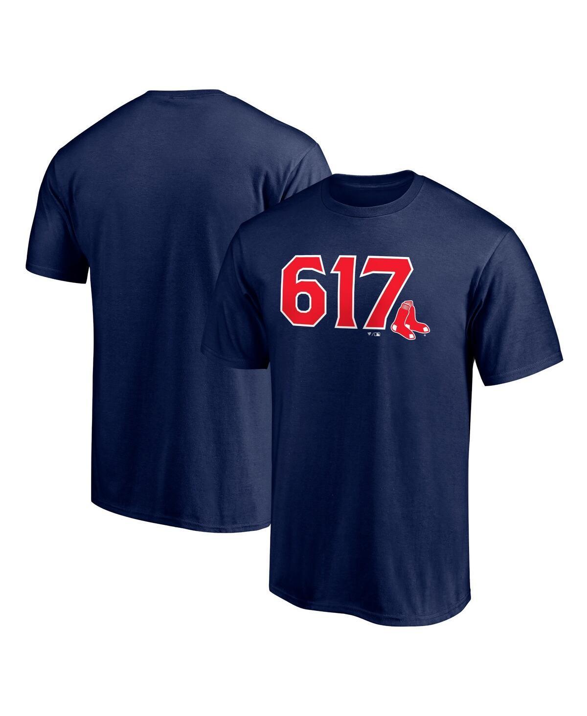 Mens Fanatics Branded Boston Red Sox Hometown 617 T-Shirt Blue Product Image