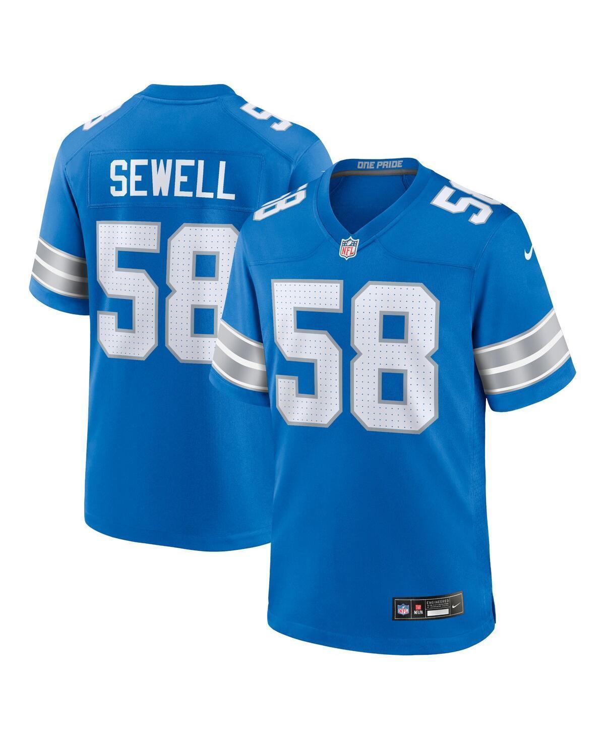 Nike Mens Penei Sewell Detroit Lions Game Jersey - Blue Product Image