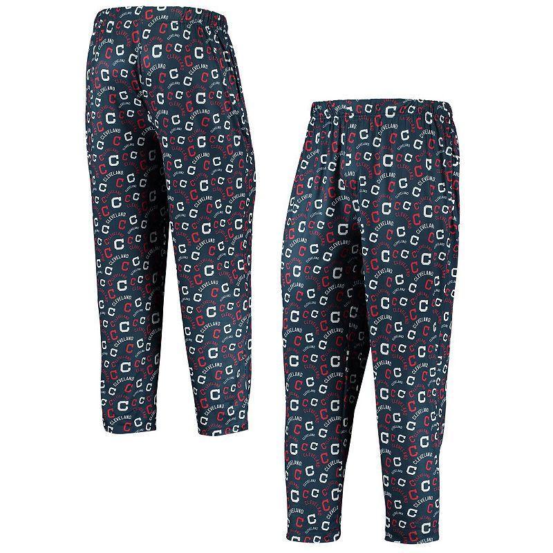 Mens FOCO Cleveland Indians Cooperstown Collection Repeat Pajama Pants Blue Product Image