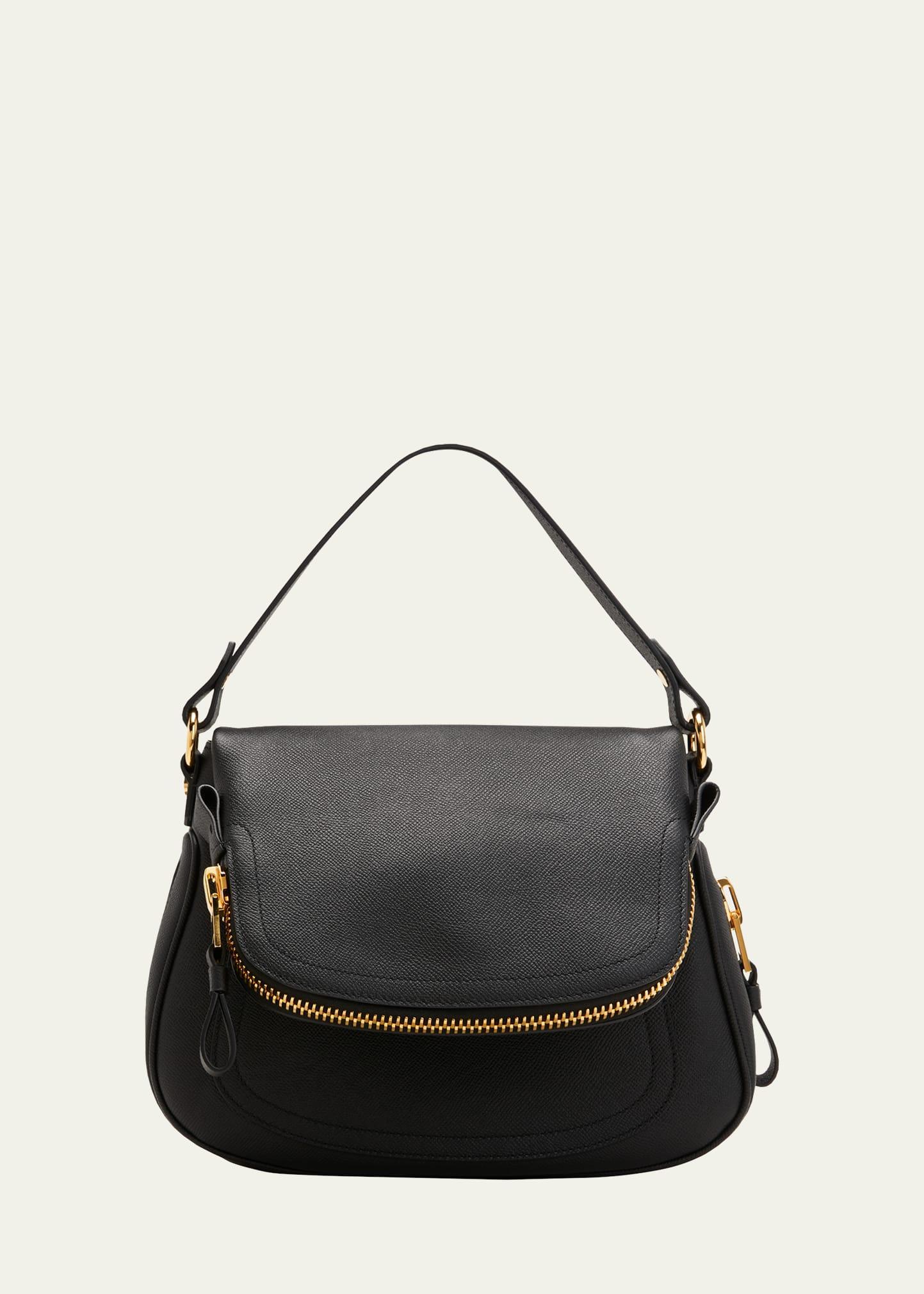 TOM FORD Medium Jennifer Grained Leather Shoulder Bag Product Image