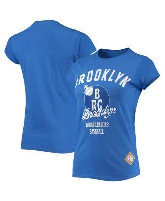 Womens Stitches Royal Brooklyn Royal Giants Negro League Logo T-shirt Product Image