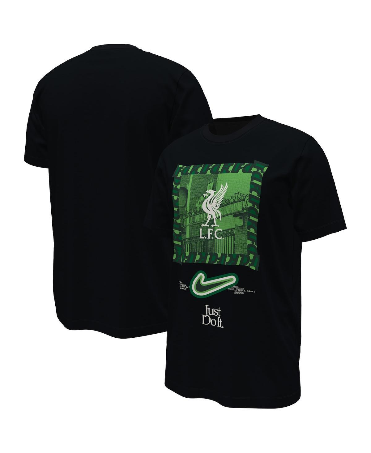 Mens Nike Black Liverpool DNA T-Shirt Product Image