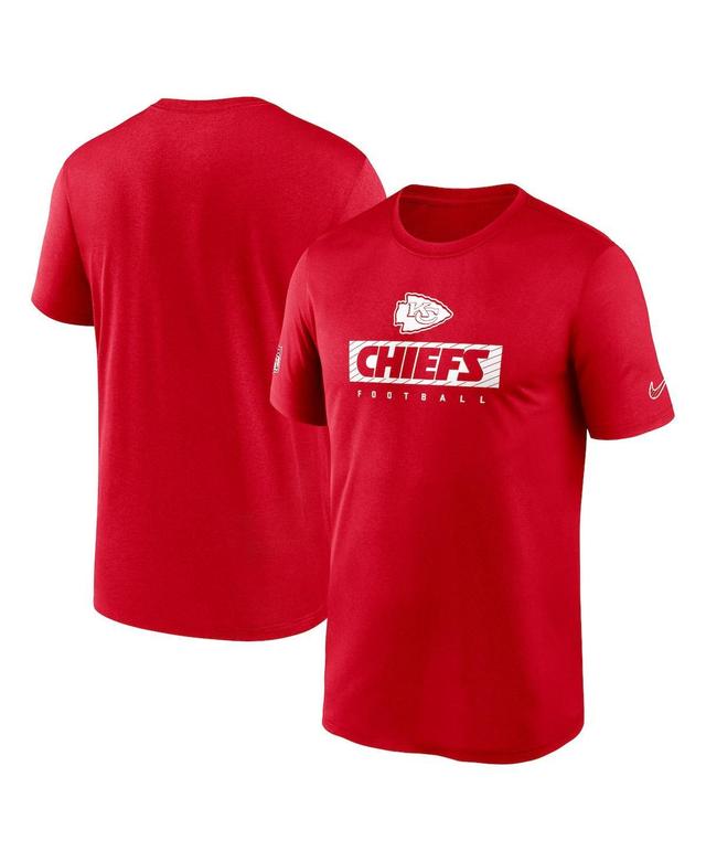 Nike Mens Red Kansas City Chiefs Sideline Legend Performance T-Shirt Product Image