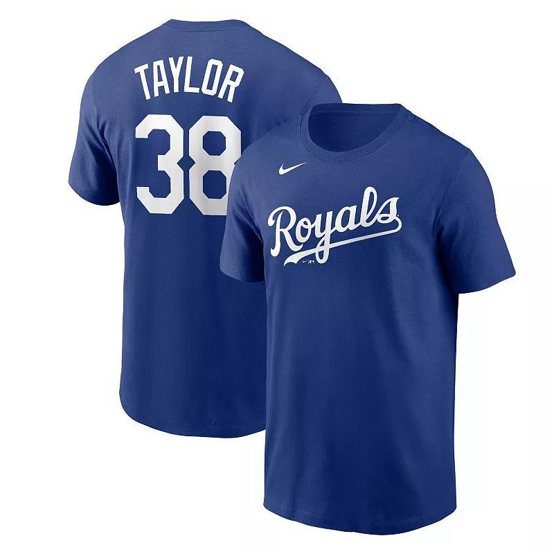 Mens Nike Josh Taylor Royal Kansas City Royals Name & Number T-Shirt Product Image