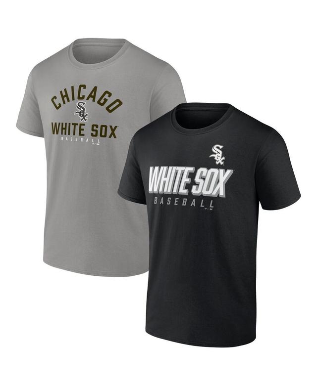 Mens Fanatics Branded /Gray Chicago White Sox Player Pack T-Shirt Combo Set Product Image