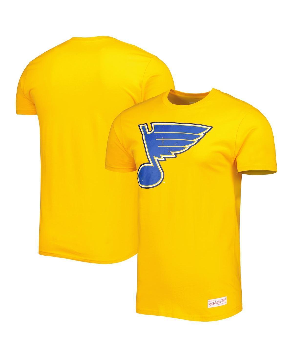 Mens Mitchell & Ness St. Louis Blues Vintage Logo T-Shirt Product Image