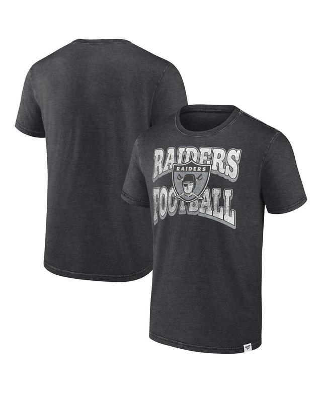 Mens Fanatics Branded Heather Charcoal Las Vegas Raiders Force Out T-Shirt Product Image