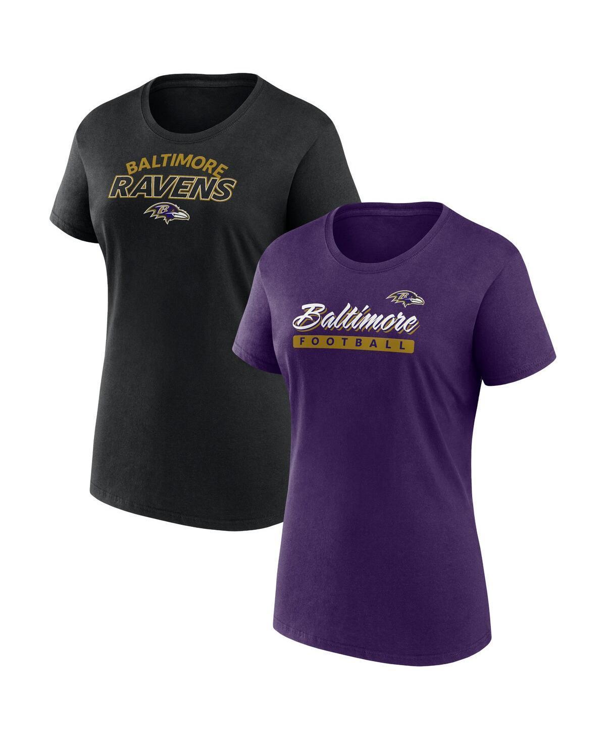 Womens Fanatics Baltimore Ravens Risk T-Shirt Combo Pack Product Image