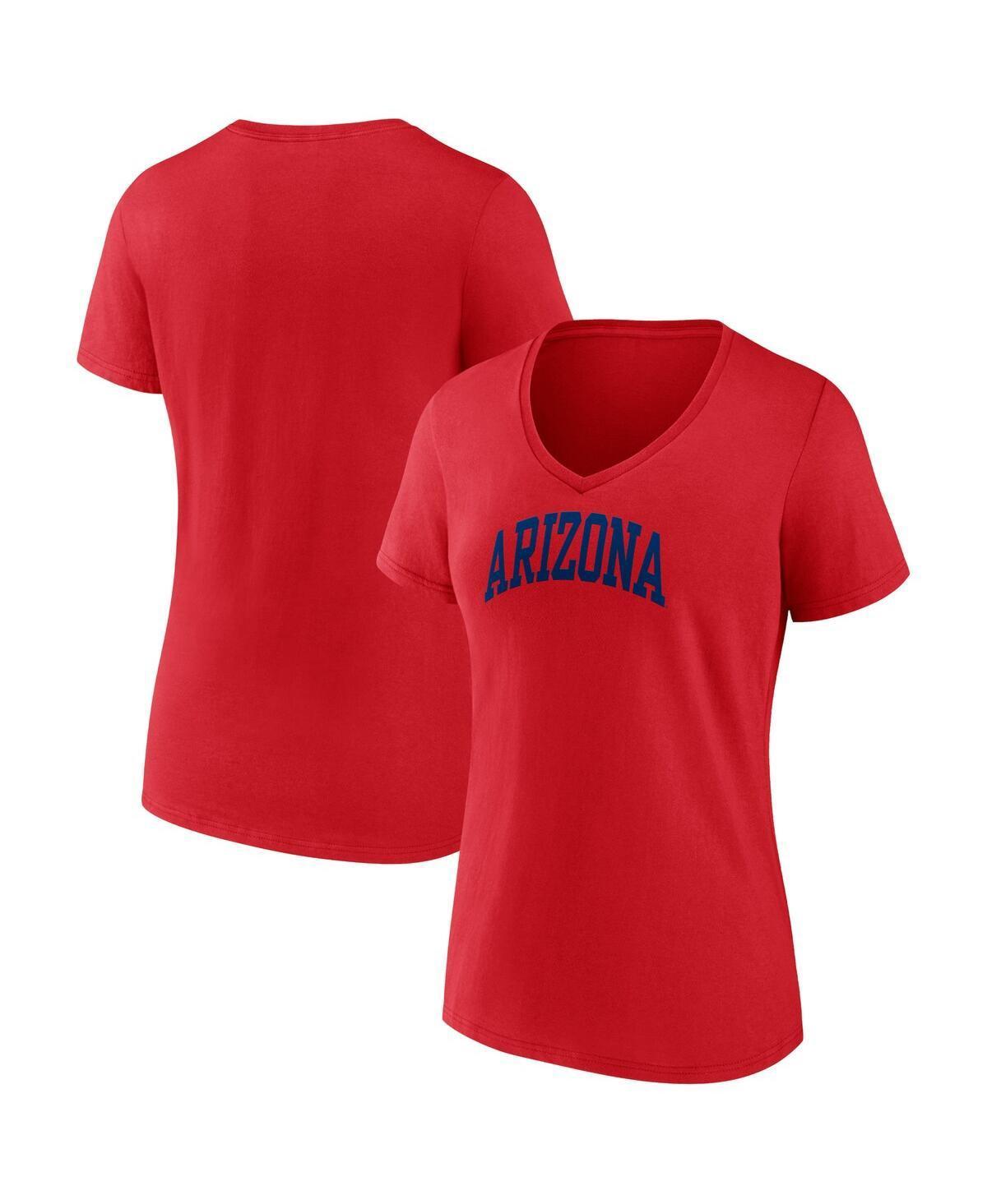 Womens Fanatics Heather Gray Usc Trojans Basic Arch V-Neck T-shirt Product Image