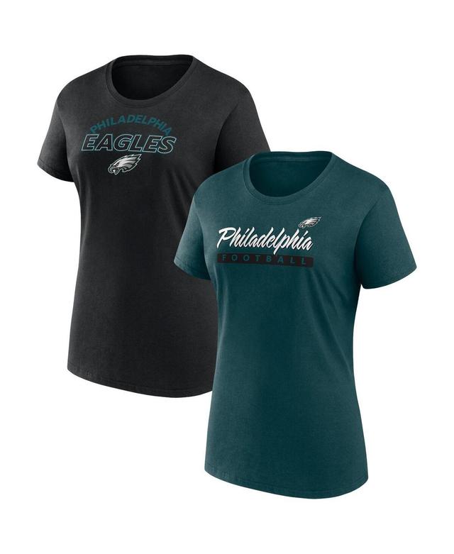 Womens Fanatics Branded Philadelphia Eagles Risk T-Shirt Combo Pack Product Image