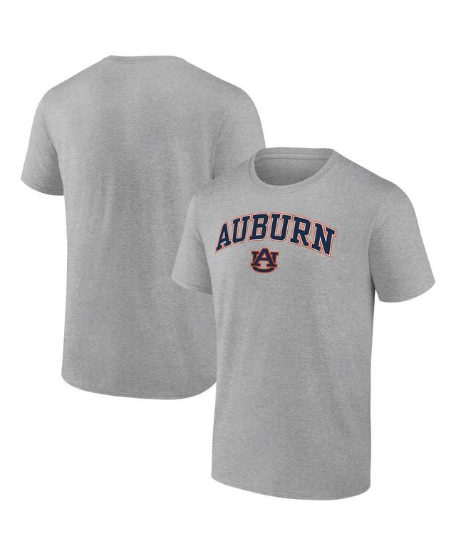 Mens Fanatics Heather Gray Auburn Tigers Campus T-shirt Product Image