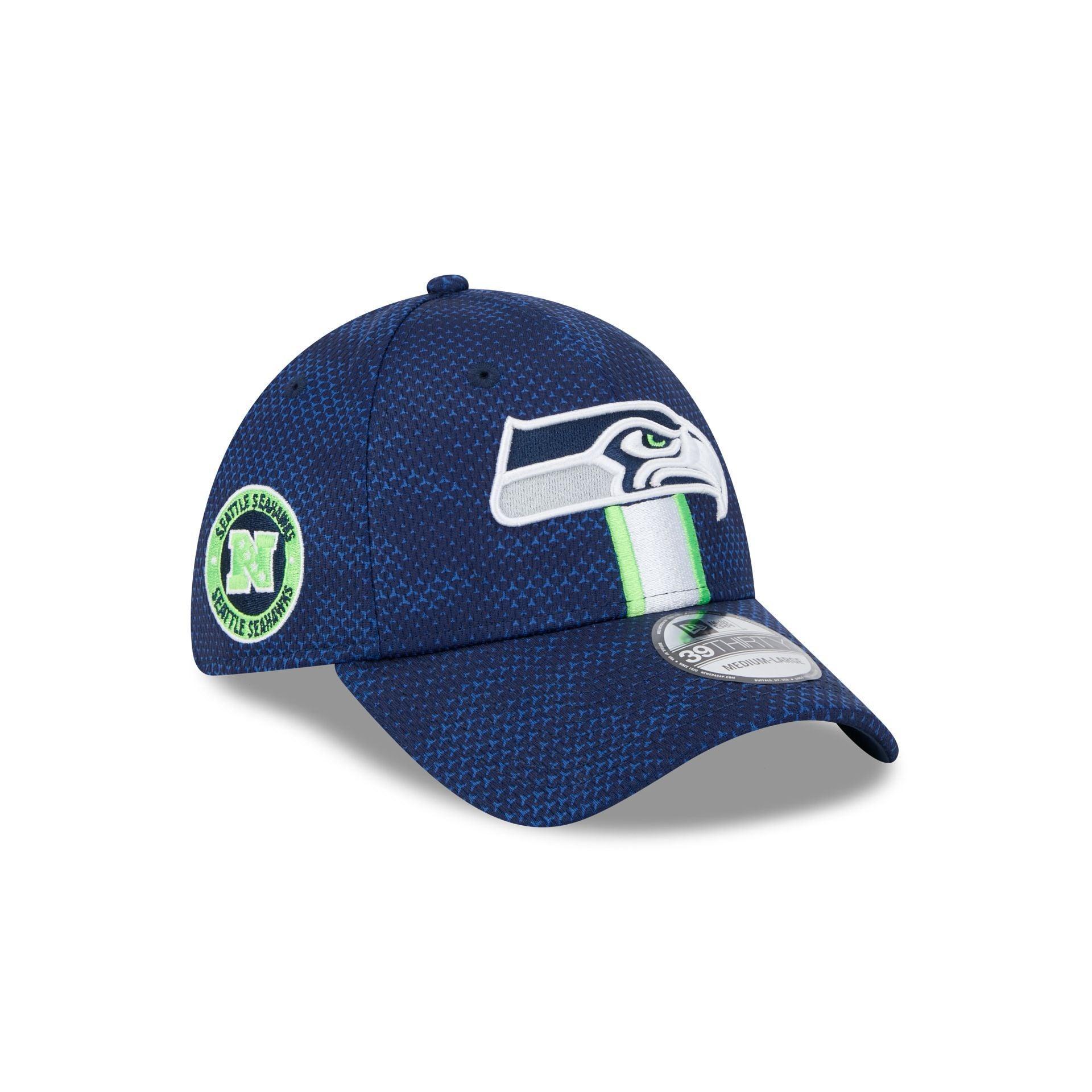 Seattle Seahawks 2024 Sideline 39THIRTY Stretch Fit Hat Male Product Image