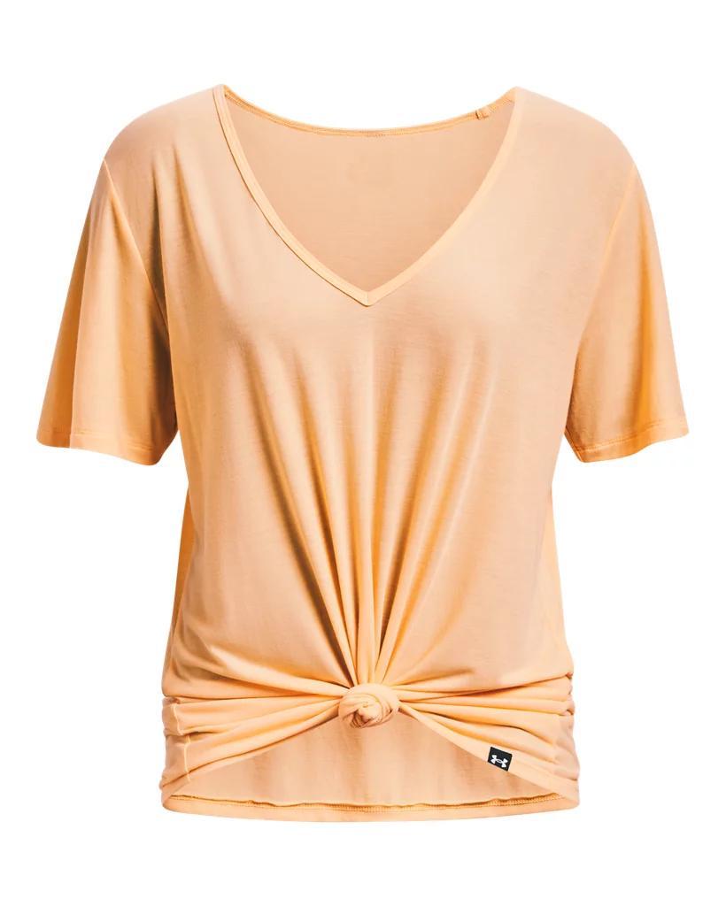 Women's Project Rock Completer Deep V T-Shirt Product Image