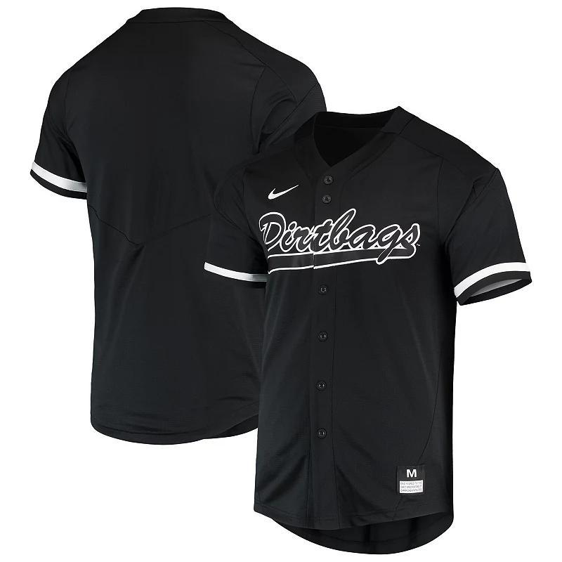 Nike Black Cal State Long Beach The Beach Vapor Untouchable Elite Replica Full-Button Baseball Jersey, Mens Product Image