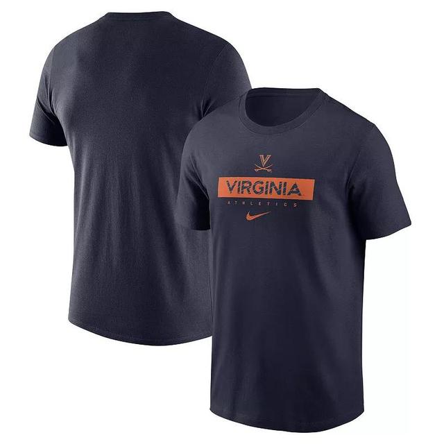 Mens Nike Virginia Cavaliers 2024 Sideline Performance T-Shirt Blue Product Image