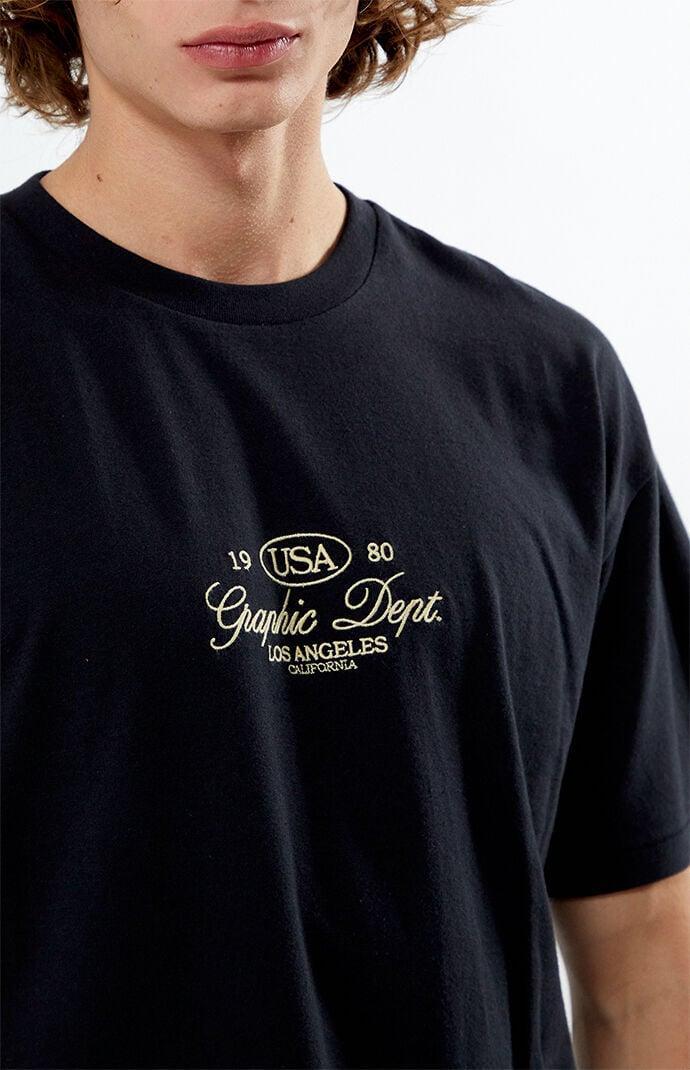 Men's Graphic Dept. Embroidered T-Shirt Product Image