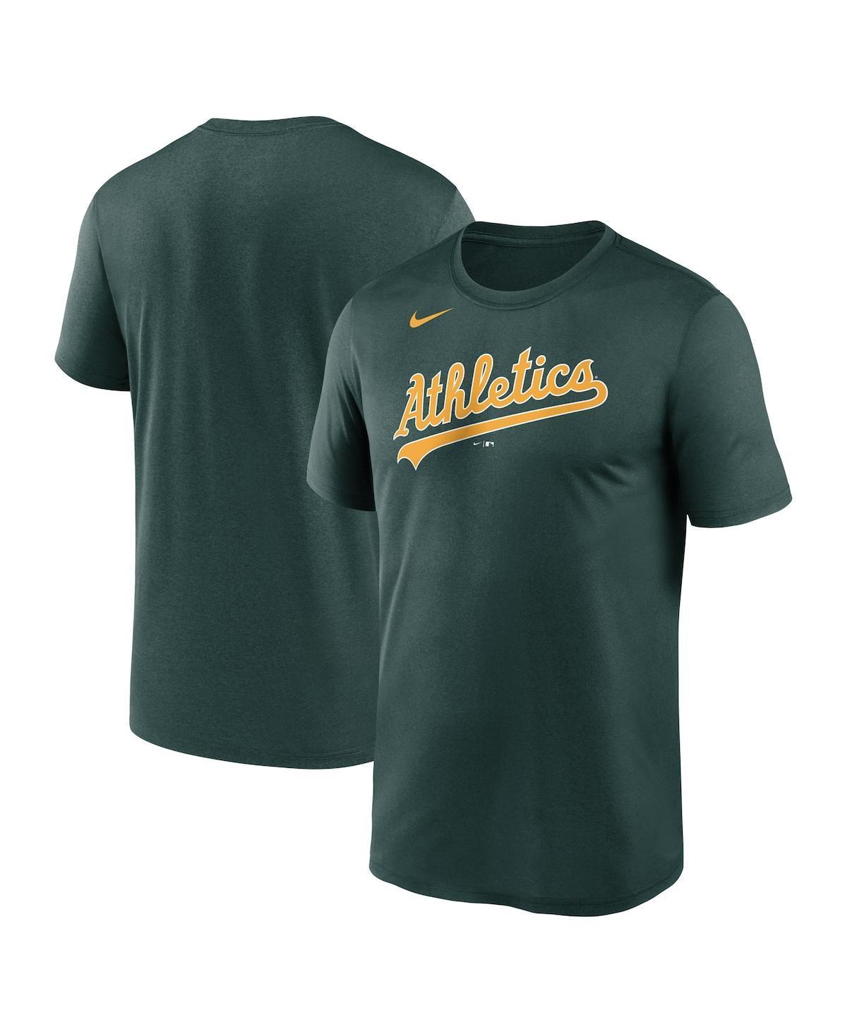 Mens Nike Green Oakland Athletics New Legend Wordmark T-shirt Product Image