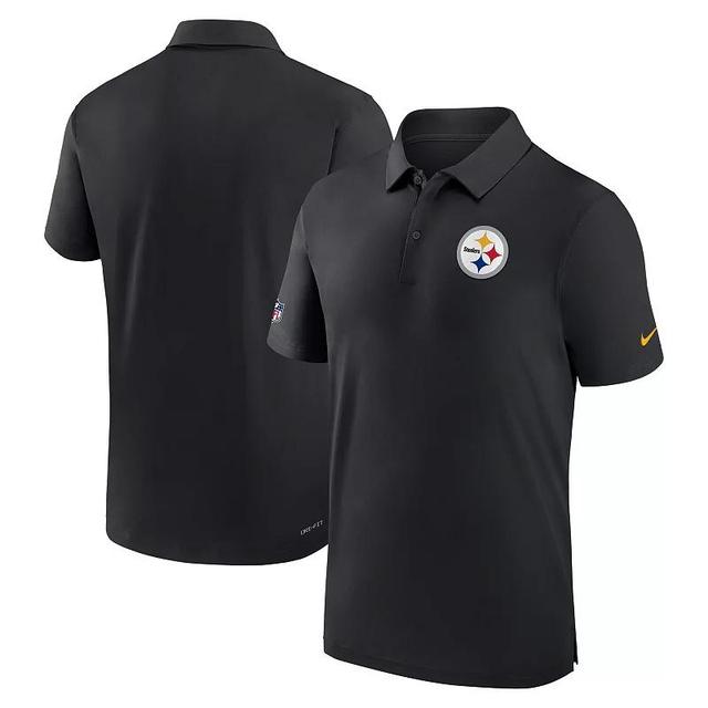 Mens Nike Black Las Vegas Raiders Sideline Coaches Performance Polo Shirt Product Image