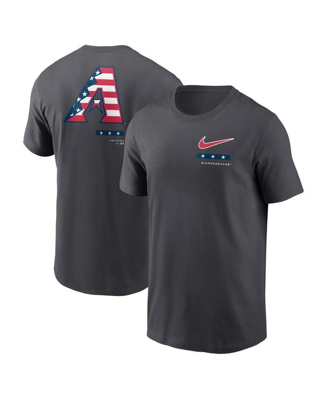 Mens Nike Anthracite Arizona Diamondbacks Americana T-Shirt Product Image