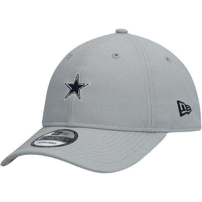 Men's New Era Gray Dallas Cowboys 9TWENTY Adjustable Hat Product Image