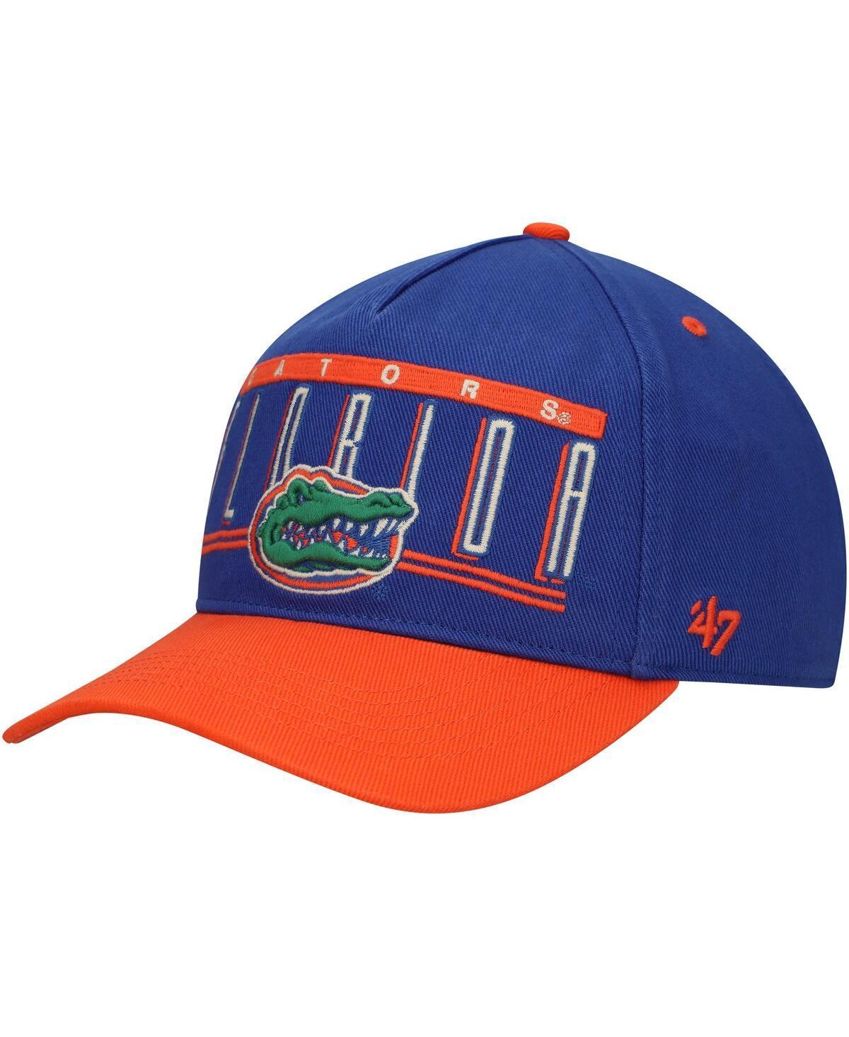 47 Brand Mens Royal Florida Gators Double Header Hitch Adjustable Hat Product Image