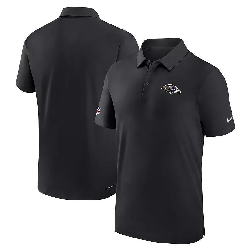 Mens Nike Baltimore Ravens Sideline Coaches Dri-FIT Polo Product Image