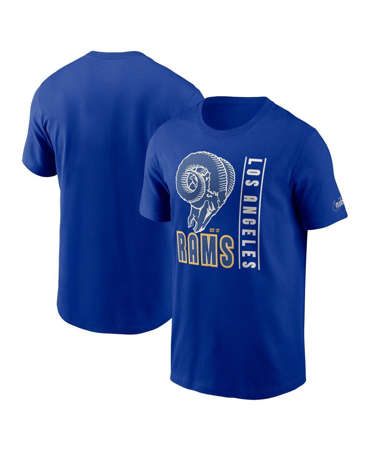 Men's Nike  Royal Los Angeles Rams Lockup Essential T-Shirt Product Image