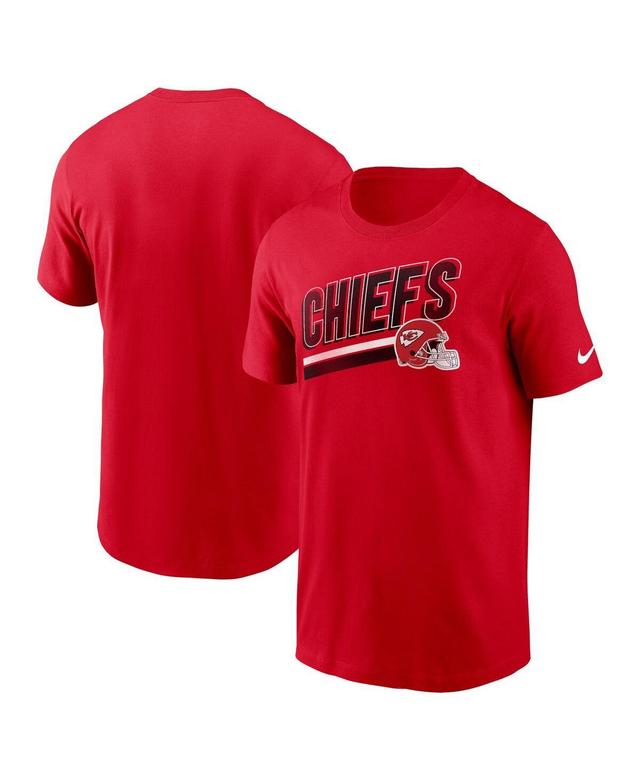 Mens Nike Red Kansas City Chiefs Essential Blitz Lockup T-shirt Product Image