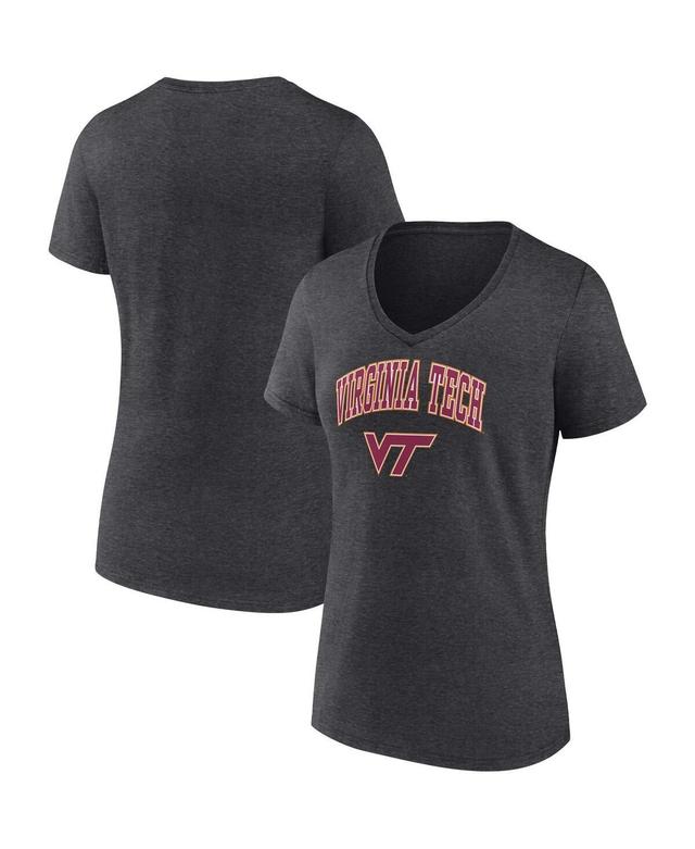 Womens Fanatics Orange Auburn Tigers Evergreen Campus V-Neck T-shirt Product Image