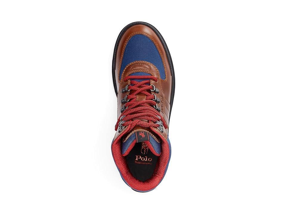 Polo Ralph Lauren Oslo Tactical Boot (Polo Tan/Light Navy/Red) Men's Shoes Product Image