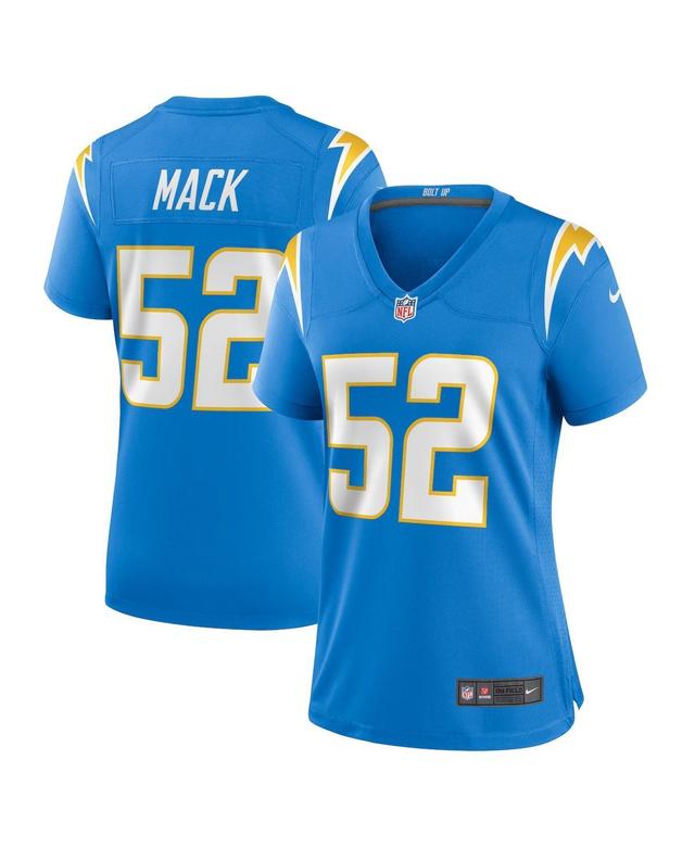 Womens Nike Khalil Mack Powder Blue Los Angeles Chargers Game Jersey - Powder Blue Product Image