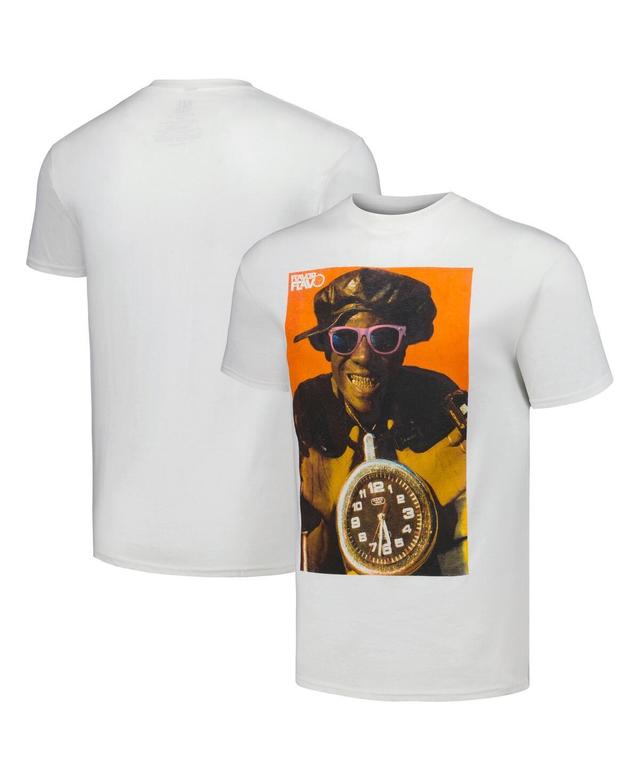 Mens White 50th Anniversary of Hip Hop Flavor Fav Graphic T-shirt Product Image