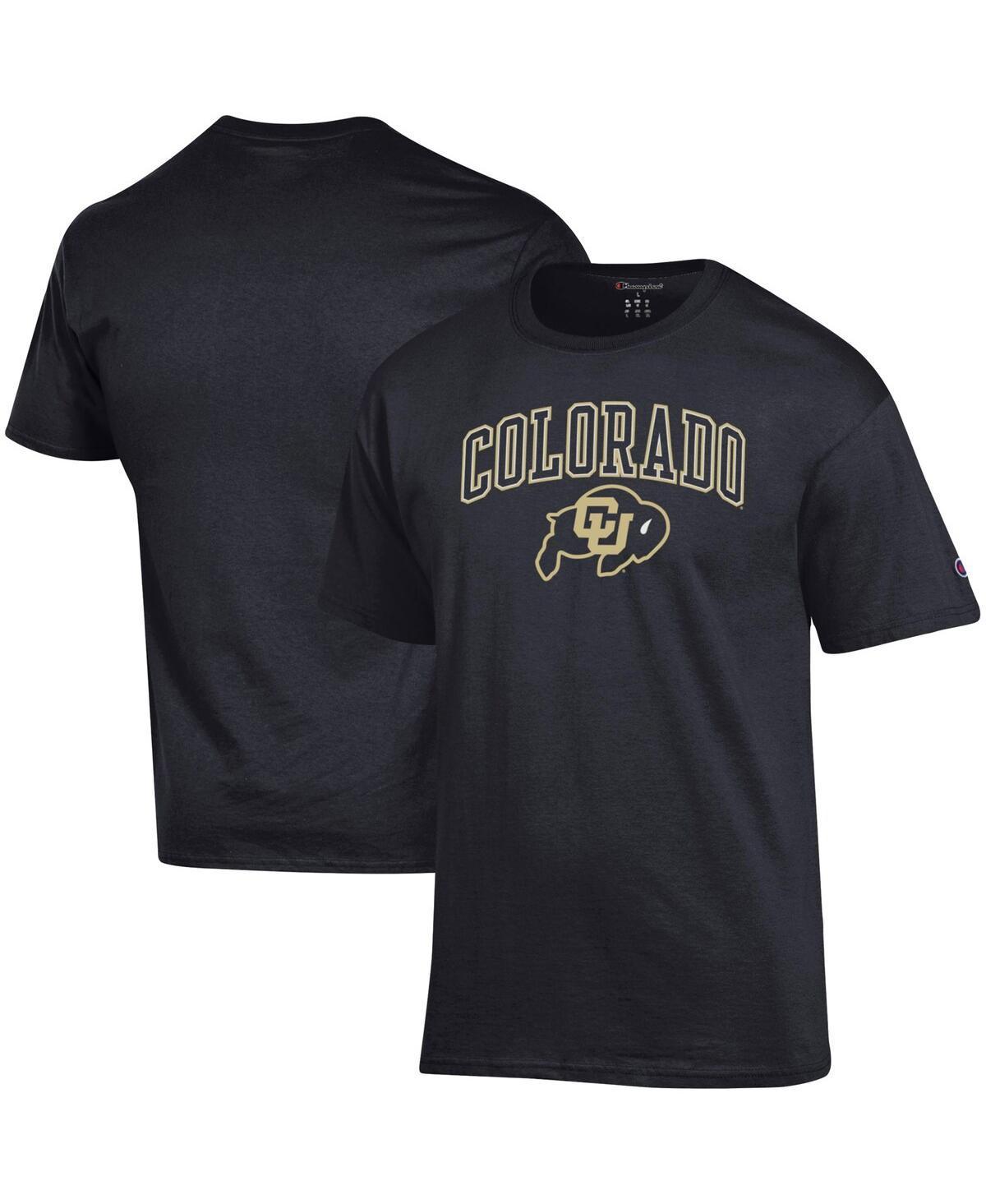 Mens Champion Black Colorado Buffaloes Arch Over Logo T-shirt Product Image