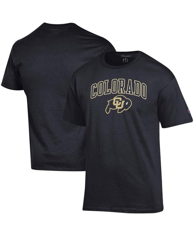 Mens Champion Black Colorado Buffaloes Arch Over Logo T-shirt Product Image