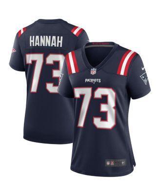 Womens Nike John Hannah Navy New England Patriots Game Retired Player Jersey - Navy Product Image