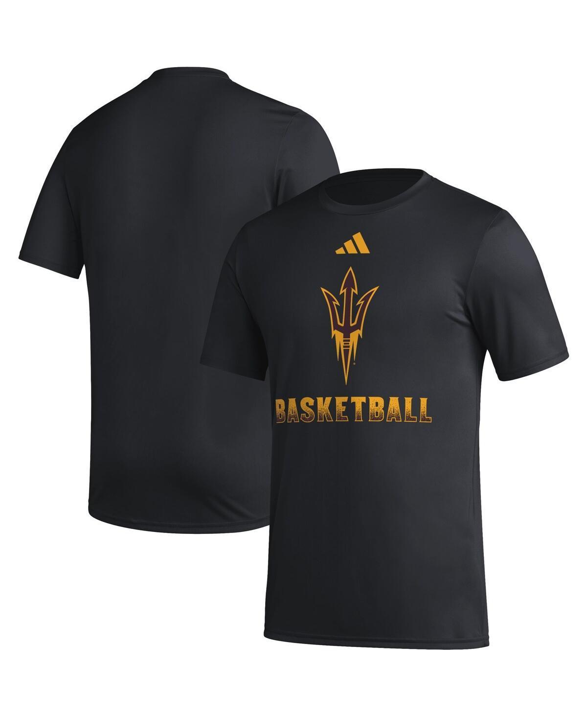 Mens adidas Arizona State Sun Devils Fadeaway Basketball Pregame AEROREADY T-Shirt Product Image