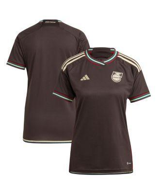 Womens adidas Brown Jamaica National Team 2023 Away Replica Jersey - Brown Product Image