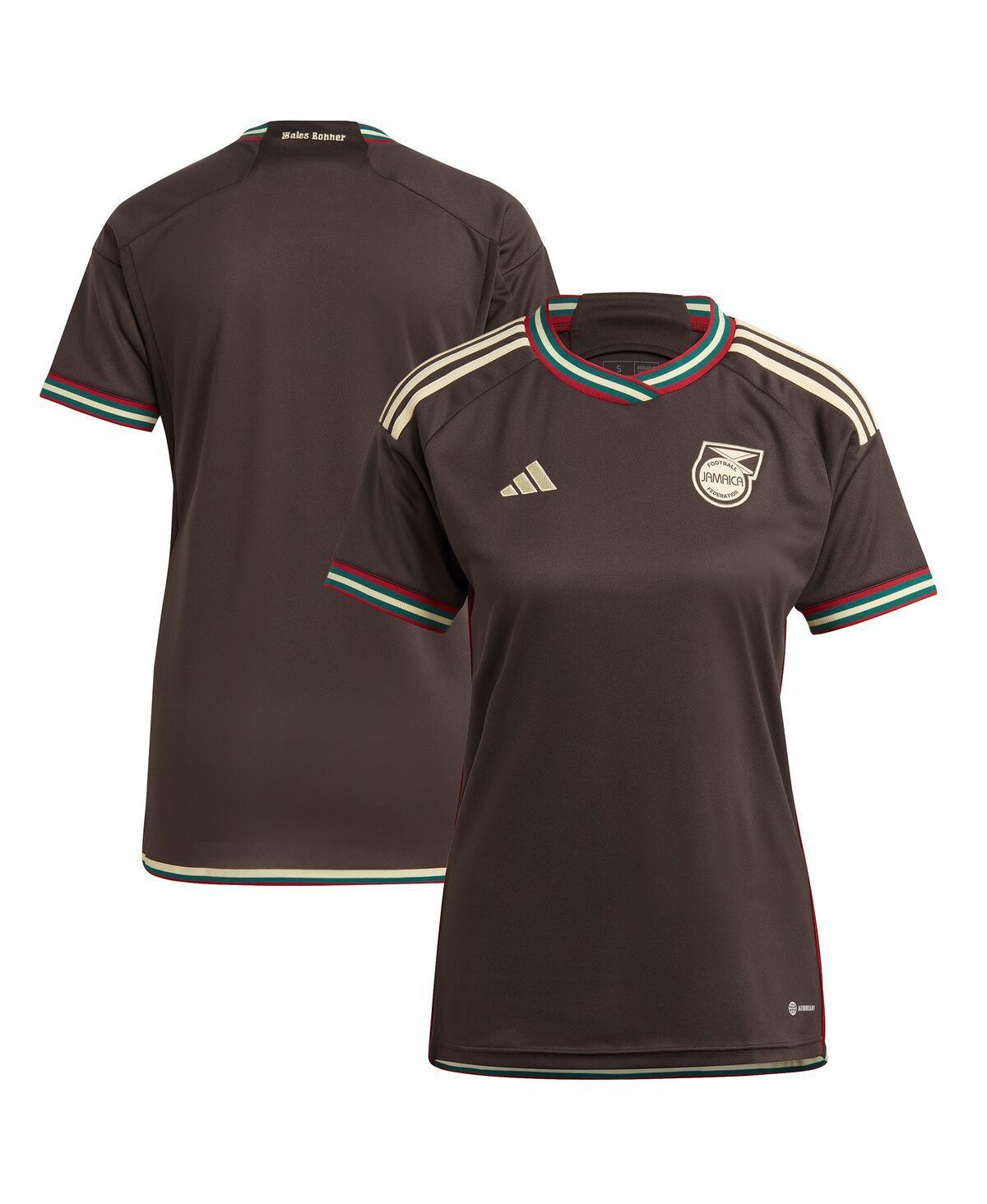 Womens adidas Brown Jamaica National Team 2023 Away Replica Jersey - Brown Product Image