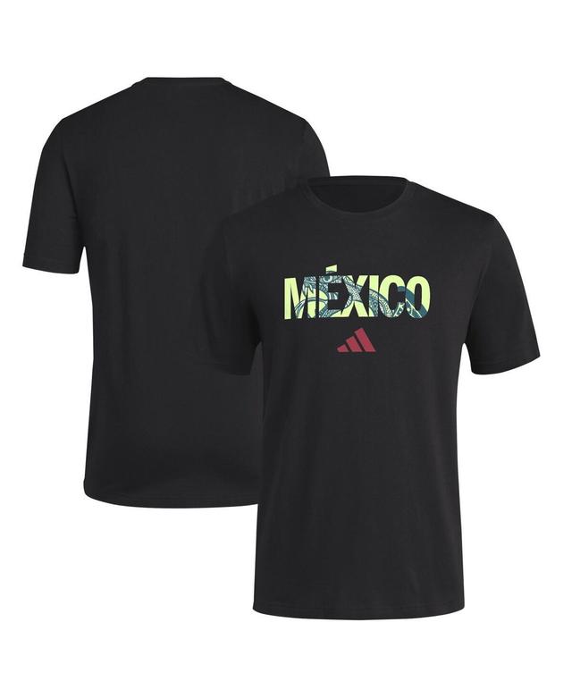 Adidas Mens Black Mexico National Team High Brand Read T-Shirt Product Image